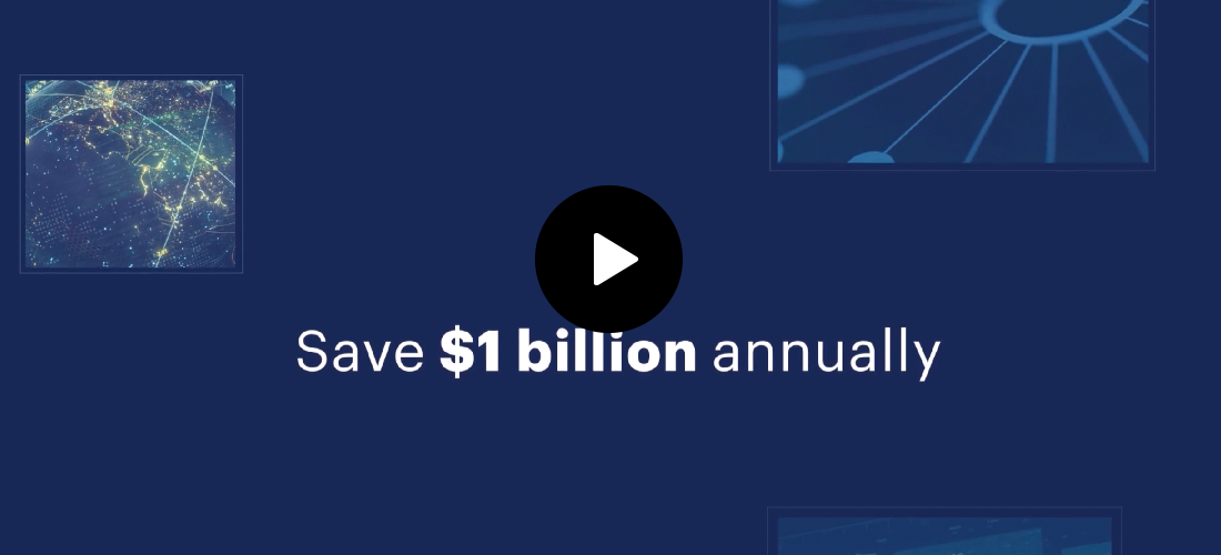 Save $1 billion annually